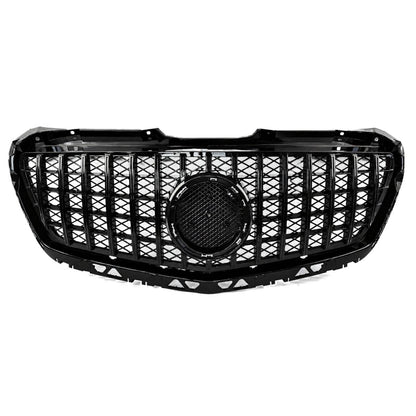 GT Panamericana Style Front Bumper Grille for Mercedes-Benz Sprinter 313 W906 (2013–2018 Facelift) – Gloss Black Radiator Grille Replacement