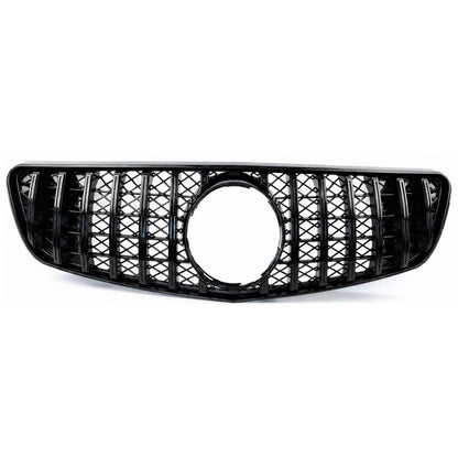 For Mercedes R-Class W251 AMG R300L Panamericana GT Front Bumper Grille – Gloss Black (2006–2010)