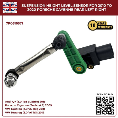 Suspension Height Level Sensor – Rear Left/Right | Porsche Cayenne (2010–2020)