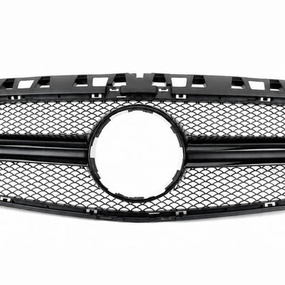 For Mercedes-Benz A-Class W176 Front Bumper AMG Sport Grille – Gloss Black (A45, A180, 2012–2015)