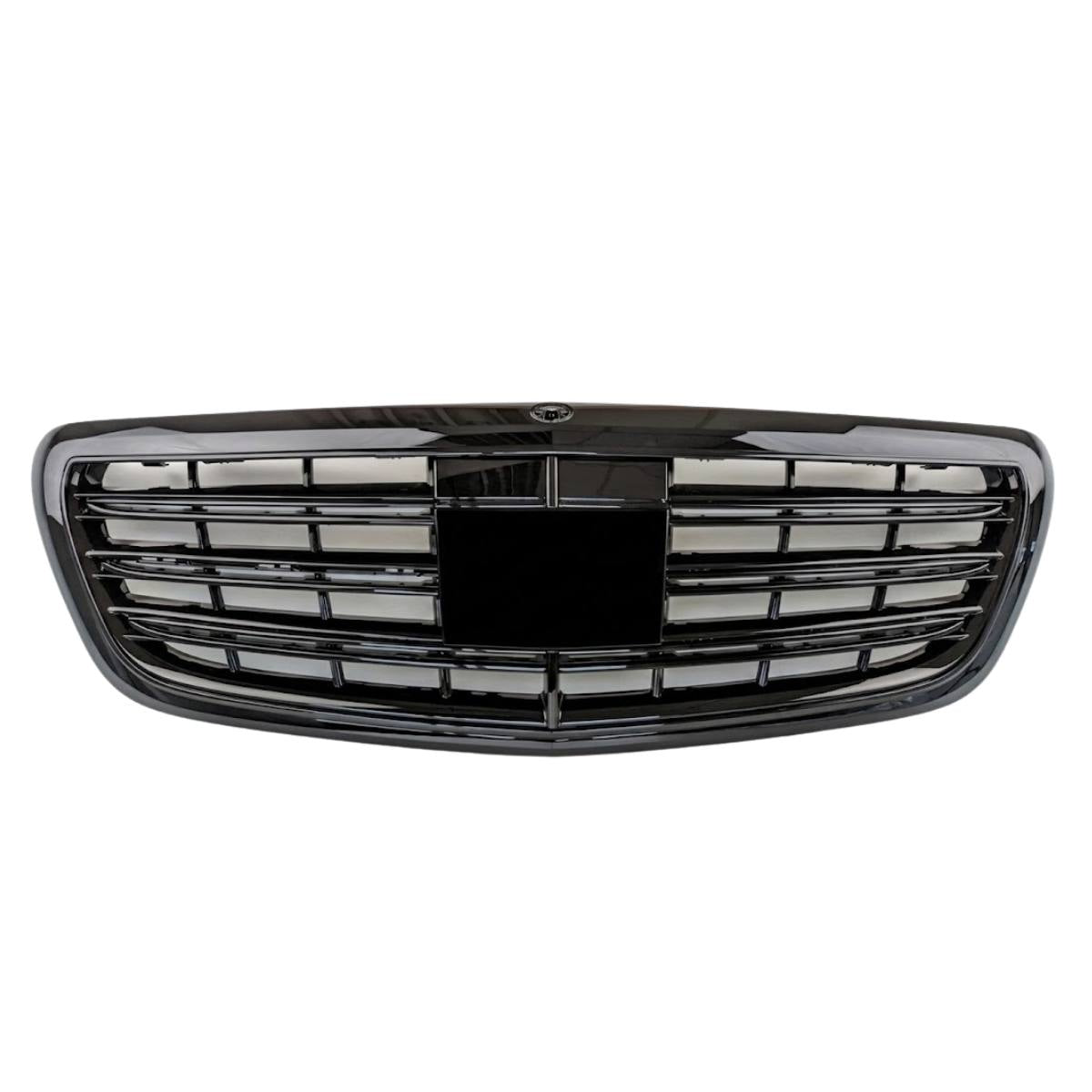 For Mercedes S‑Class W222 Front Grille Gloss Black | Night View S450 S63 AMG (2014–2020)