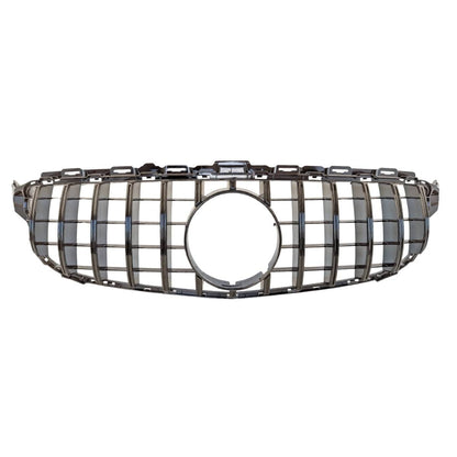 Mercedes Benz C-Class A205 C200d / C300 (2016–2018) Front Radiator Gloss Black Grille – Premium Replacement