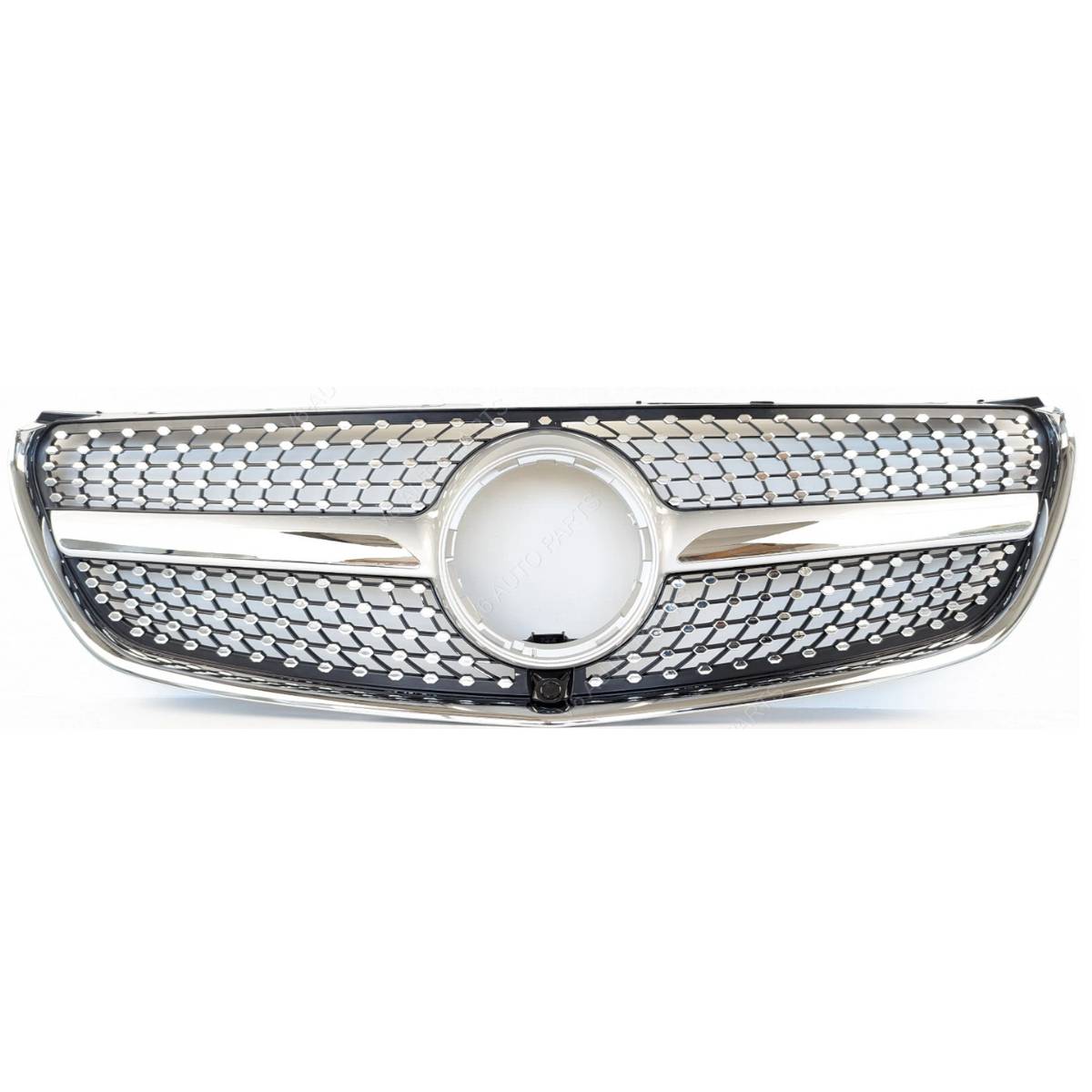 For Mercedes V-Class W447 V260 Chrome Diamond Front Radiator Grille (2015–2023)