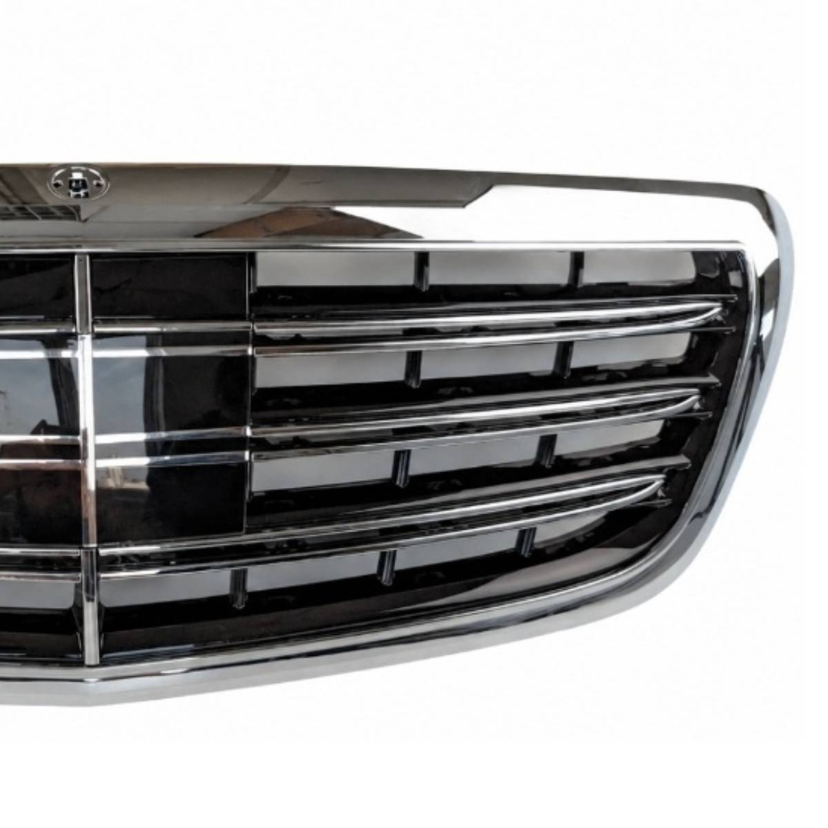 For Mercedes S-Class W222 S65 Maybach Front Radiator Chrome Grille (2014–2020)