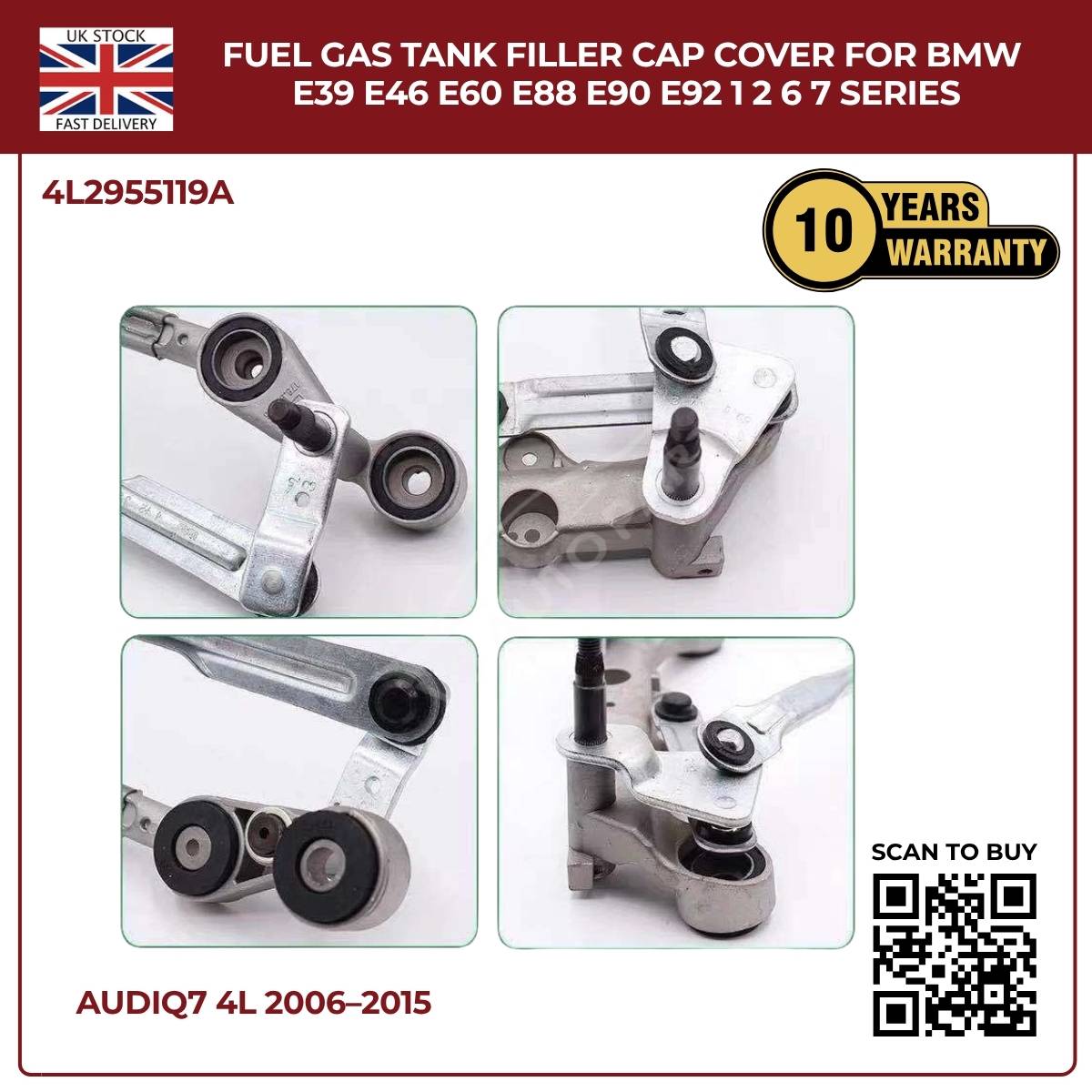 Front Windscreen Wiper Linkage  – Audi Q7 4L SUV (2006–2015) | 3.0 V6 TFSI | OEM 4L2955119A