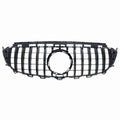Front Bumper Gloss Black GT Style Grille – Fits Mercedes-Benz E-Class S213 E200 Avantgarde (2016–2021 AMG Look)