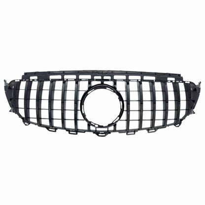 Front Bumper Gloss Black GT Style Grille – Fits Mercedes-Benz E-Class S213 E200 Avantgarde (2016–2021 AMG Look)