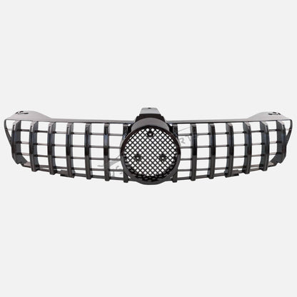 For Mercedes CLS-Class W219 GT Front Grille – Gloss Black Radiator Grill Upgrade (2005–2008)