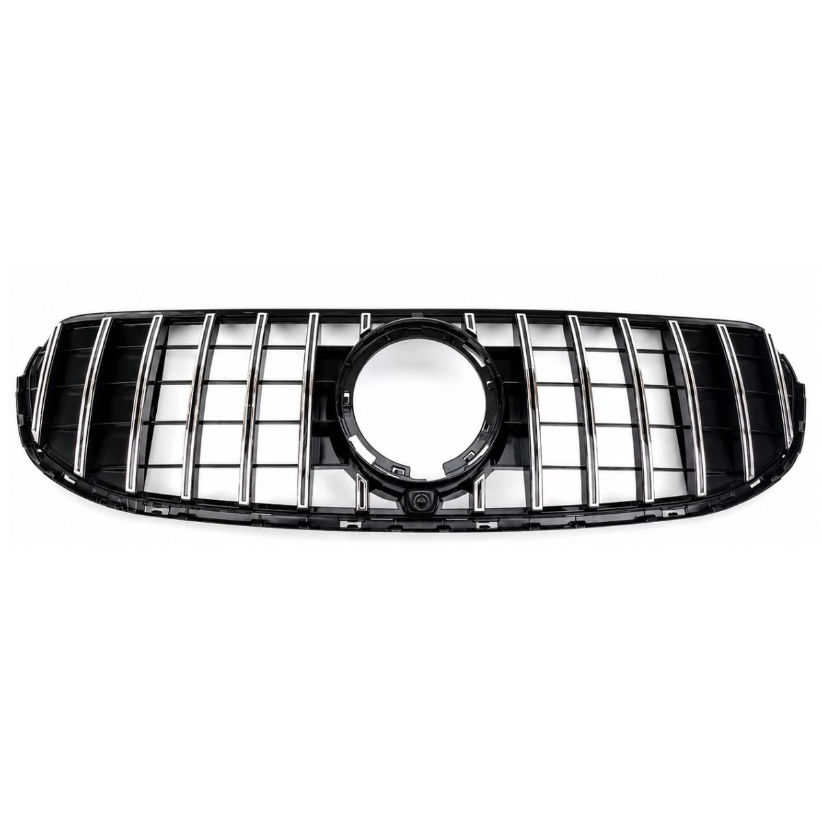 Front Bumper Panamericana Chrome Grille – Fits Mercedes-Benz GLC-Class X253 (GLC 200d, GLC 300 | 2019–2023 Facelift)