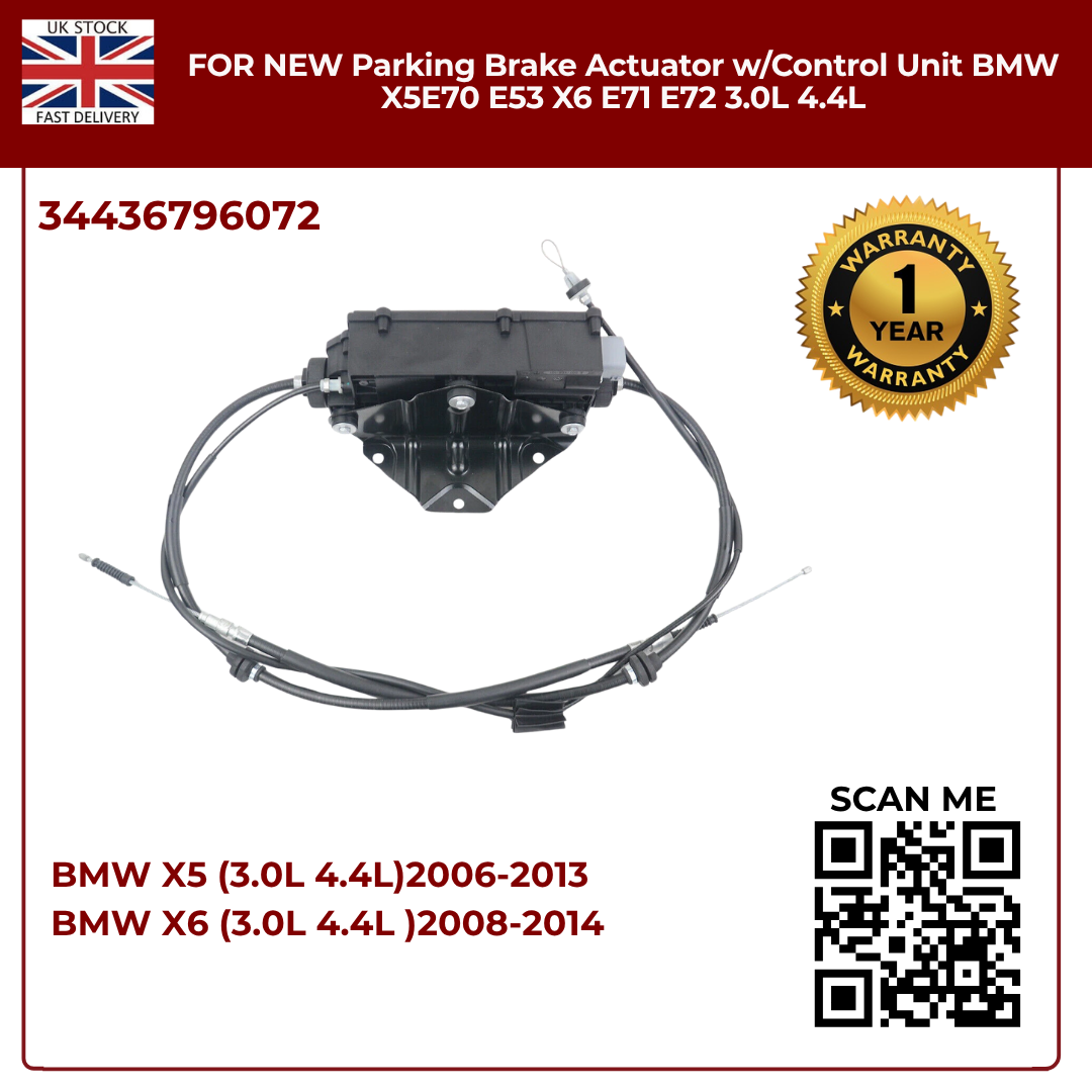 Image of Electronic Parking Brake Actuator 34436796072 for BMW X5 X6