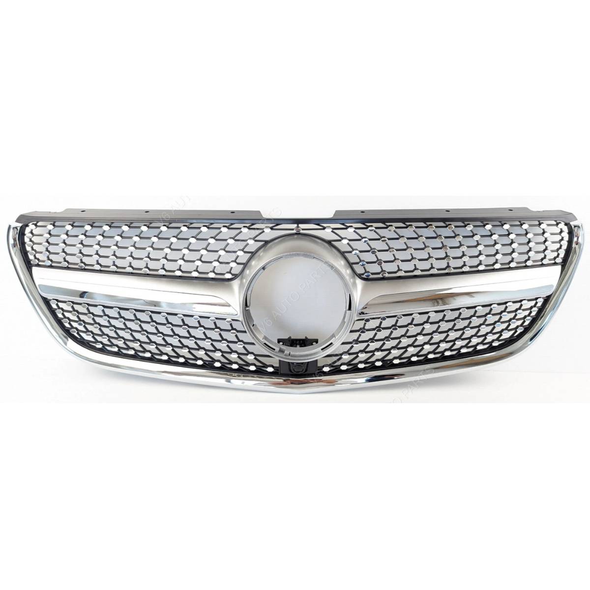 For Mercedes Vito W447 Chrome Diamond Front Bumper Grille (2014‑2023, 110/114/116 CDI)