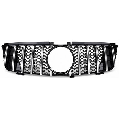 For Mercedes W164 ML-Class Front Bumper Chrome Sport Grille (2005–2008, ML550)