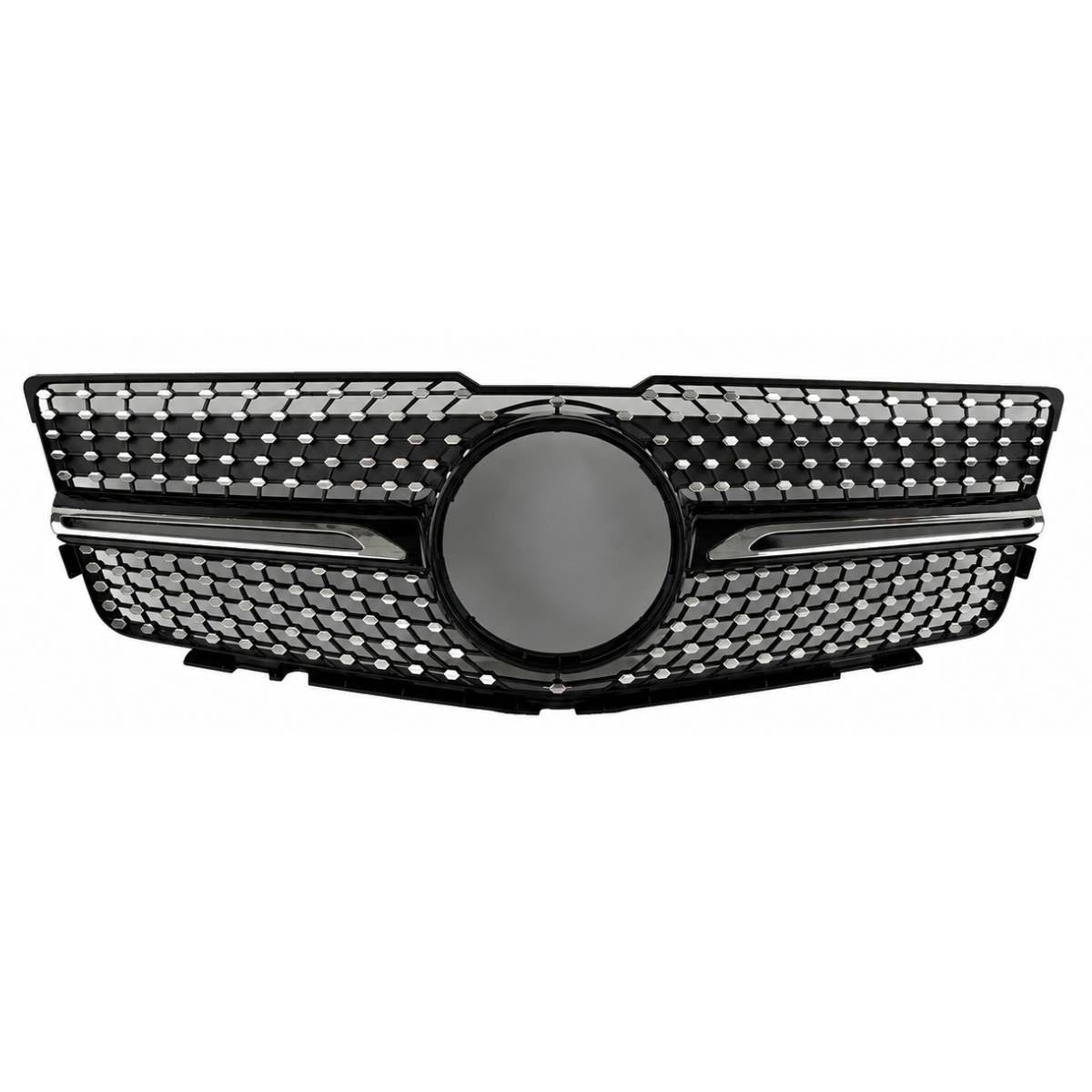 Schwarzer Frontstoßstangengrill für Mercedes Benz GLK-Klasse 2008–2012 X204 PreFacelift Sport