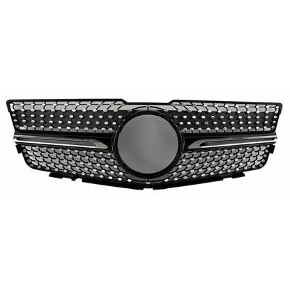 Schwarzer Frontstoßstangengrill für Mercedes Benz GLK-Klasse 2008–2012 X204 PreFacelift Sport