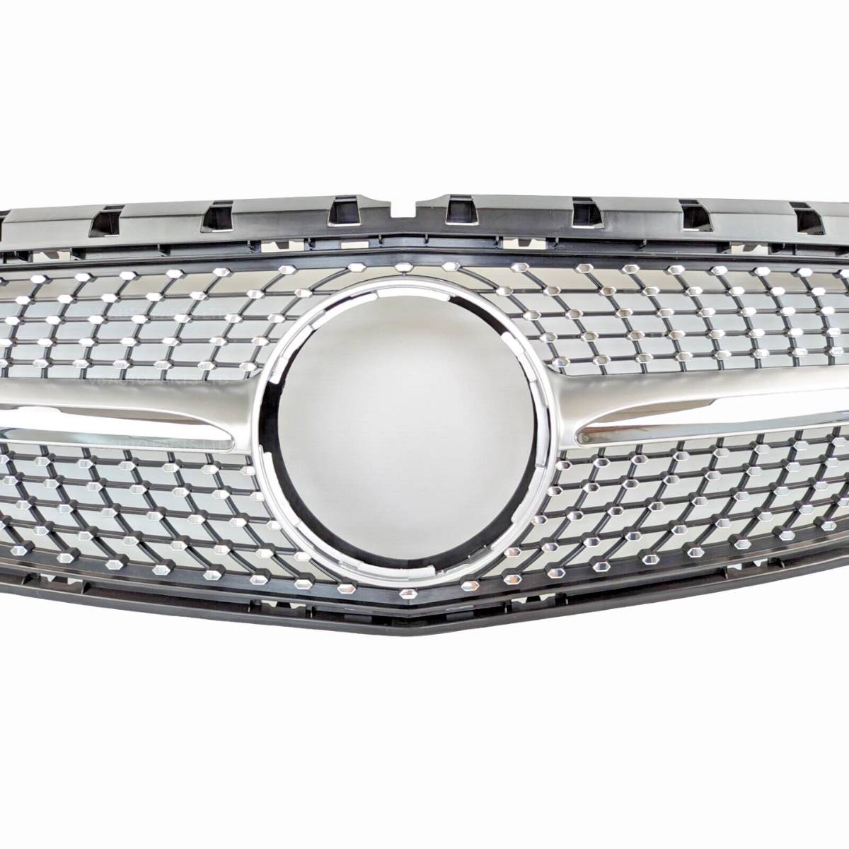 For Mercedes Benz B‑Class W246 Front Bumper Chrome Diamond Grille – Fits B180 & B250 (2011–2014)