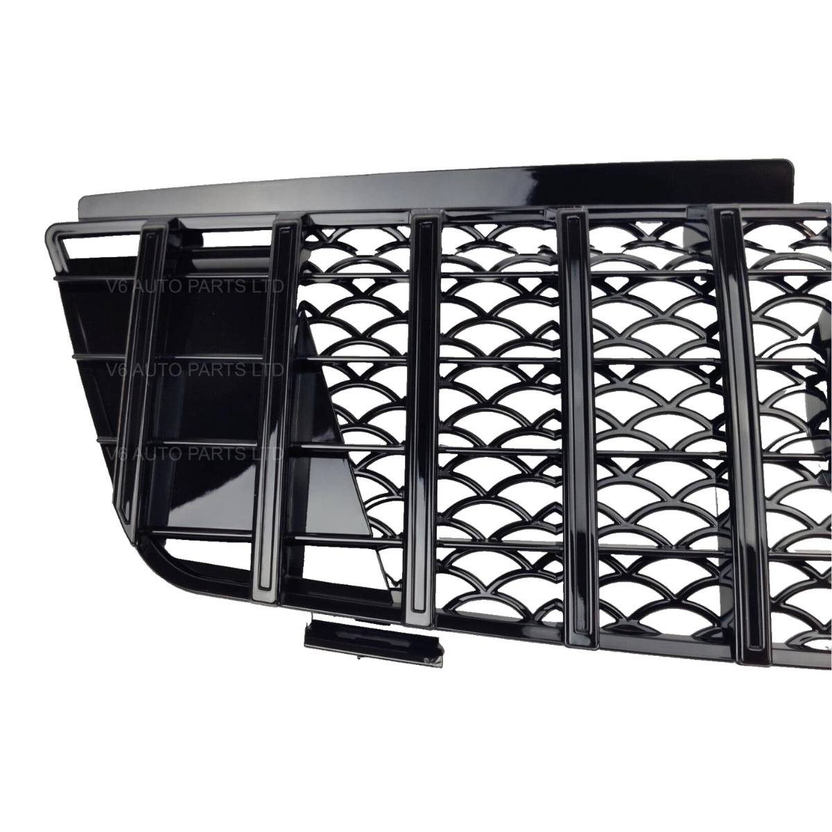 For Mercedes M-Class W164 GT Front Grille Gloss Black (ML320/ML350, 2005–2008 Pre-Facelift)