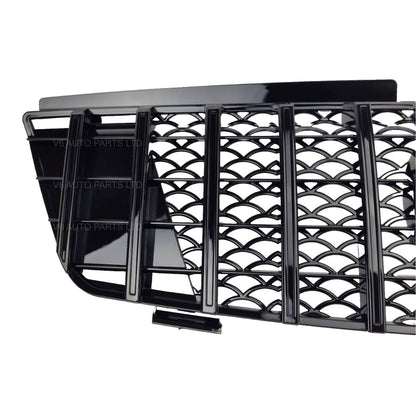 For Mercedes M-Class W164 GT Front Grille Gloss Black (ML320/ML350, 2005–2008 Pre-Facelift)