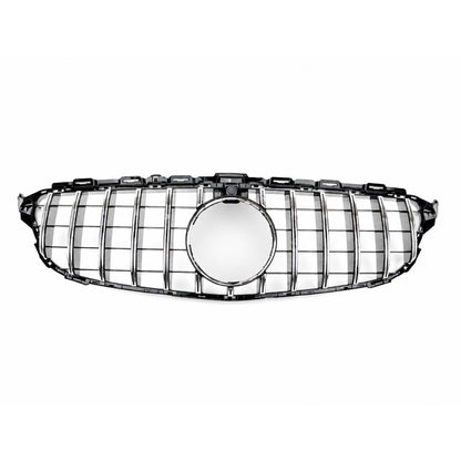 Mercedes‑Benz C‑Class C205 Coupe GT‑R Panamericana Front Radiator Grille (2015‑2018, With Camera Hole)