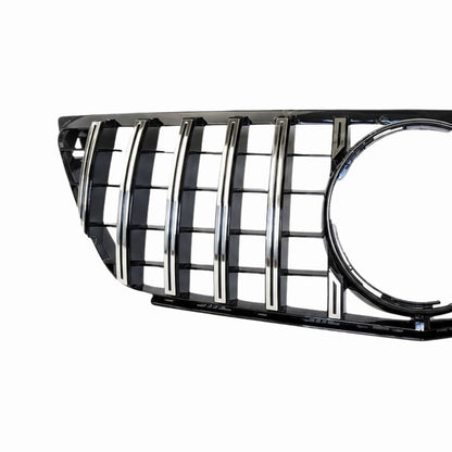Mercedes-Benz B-Class W245 Front Bumper Panamericana GT Grille Chrome Slats (B170/B180, 2008–2011)
