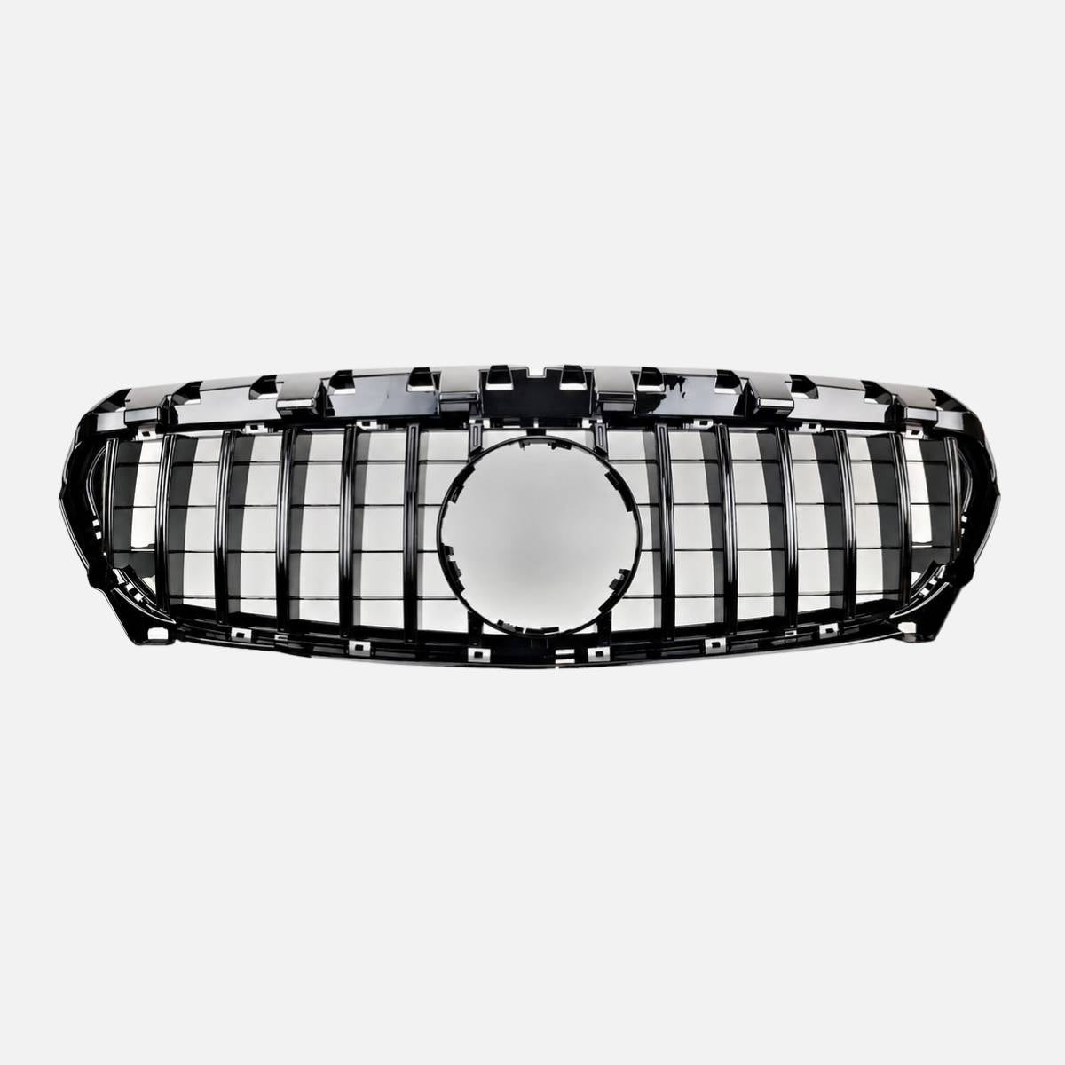 Frontstoßstange, glänzend schwarzer GT-Grill für Mercedes-Benz CLA-Klasse X117 Cla200 vor dem Facelift Panamericana 2013–2017 