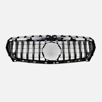 Frontstoßstange, glänzend schwarzer GT-Grill für Mercedes-Benz CLA-Klasse X117 Cla200 vor dem Facelift Panamericana 2013–2017 