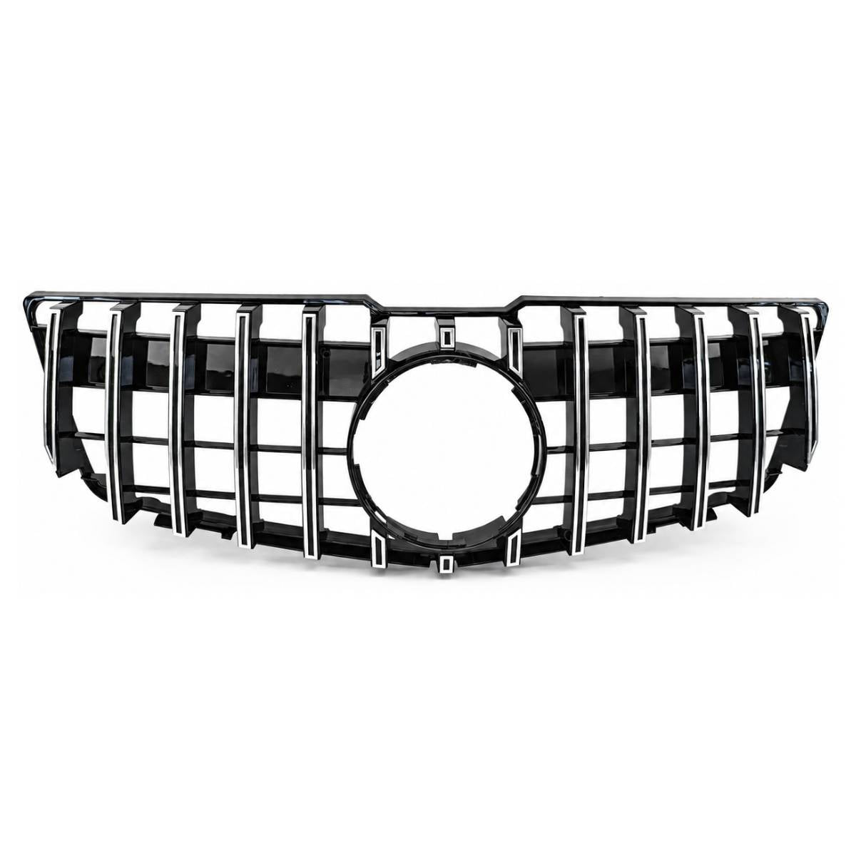 For Mercedes GLK-Class X204 Chrome Panamericana AMG GT-R Front Bumper Grille (2008–2012)
