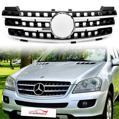 Frontstoßstangengrill für 2005 bis 2008 Mercedes Benz W164 M-Klasse ML320 350 7 Loch 