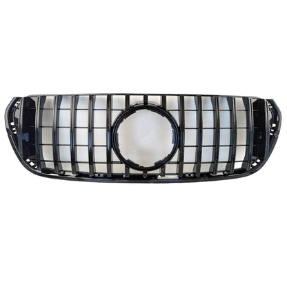 For Mercedes-Benz X-Class X470 Front Bumper GT Style Gloss Black Grille (2019–2022, 220d)
