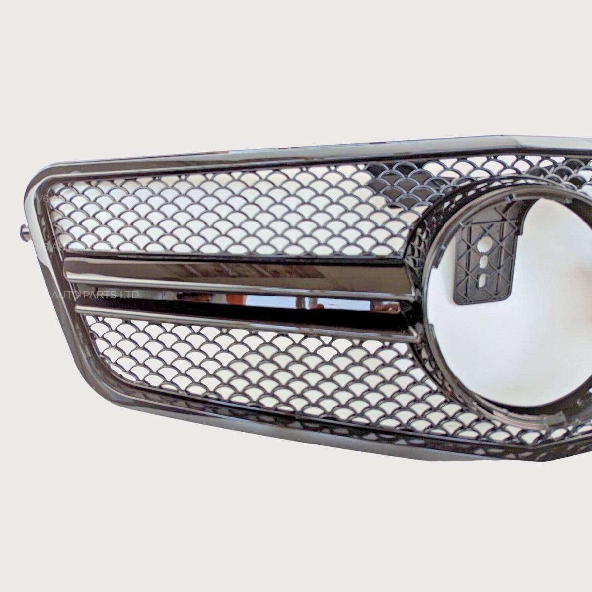 For Mercedes-Benz E-Class W212 Front Grille (2009–2013) – Gloss Black AMG Style E63 Look, Saloon & Estate