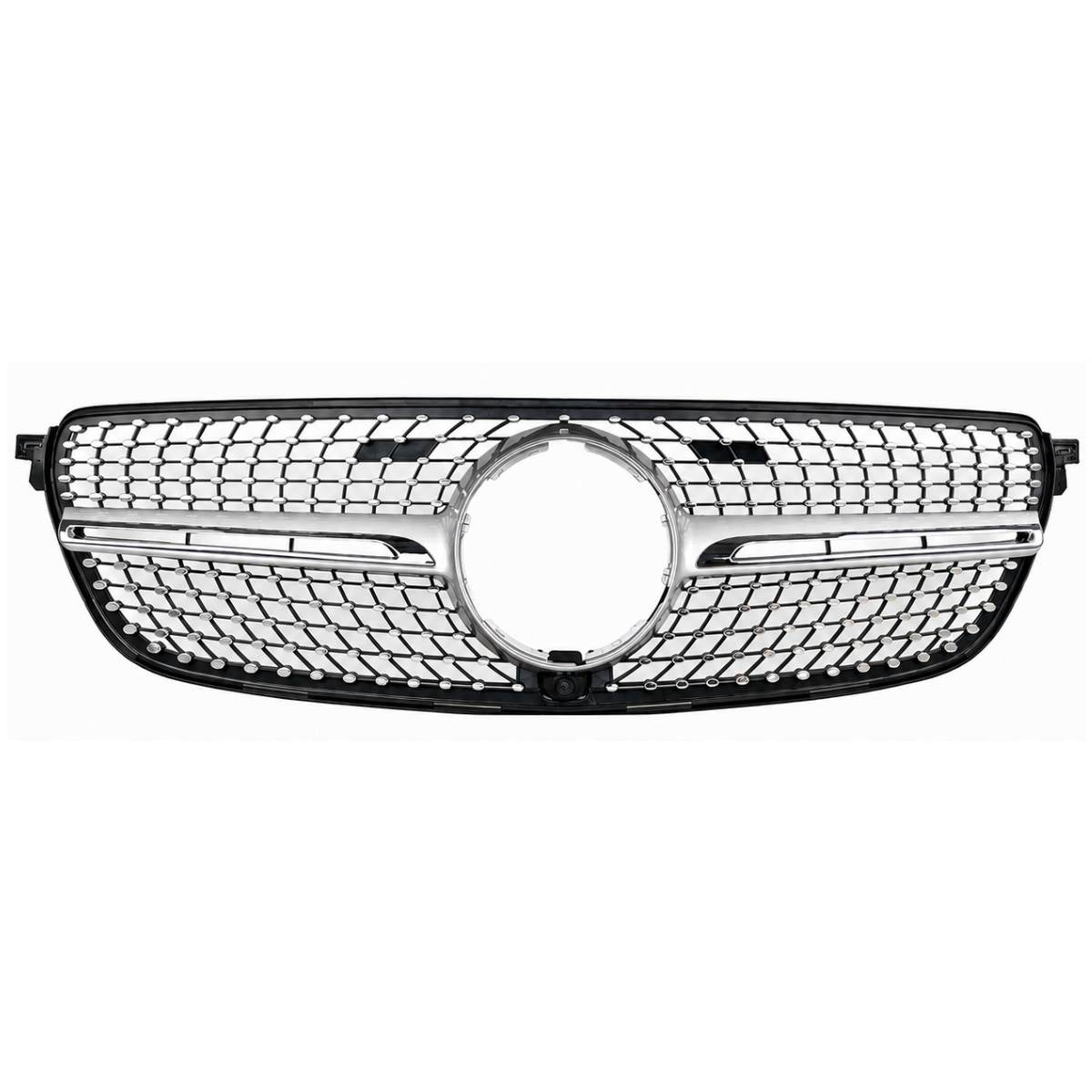For Mercedes GLE-Class X292 GLE500 GLE400 Compatible Front Bumper Grille Coupe Facelift 2015-2018