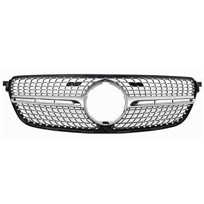 For Mercedes GLE-Class X292 GLE500 GLE400 Compatible Front Bumper Grille Coupe Facelift 2015-2018