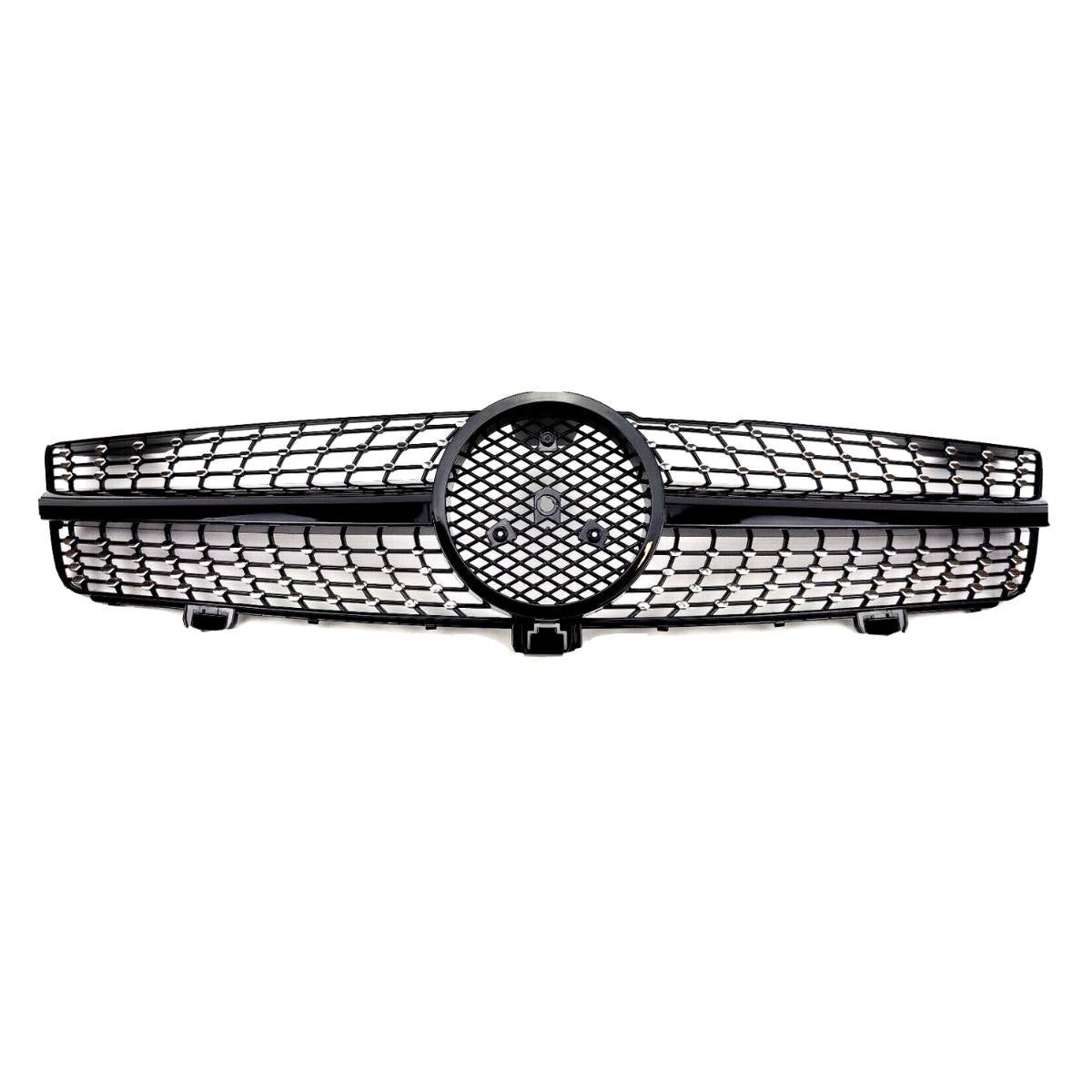 Mercedes‑Benz CLS‑Class W219 (2008‑2010) Diamond Black Front Radiator Grille – Fits CLS500, CLS280, AMG Facelift Models