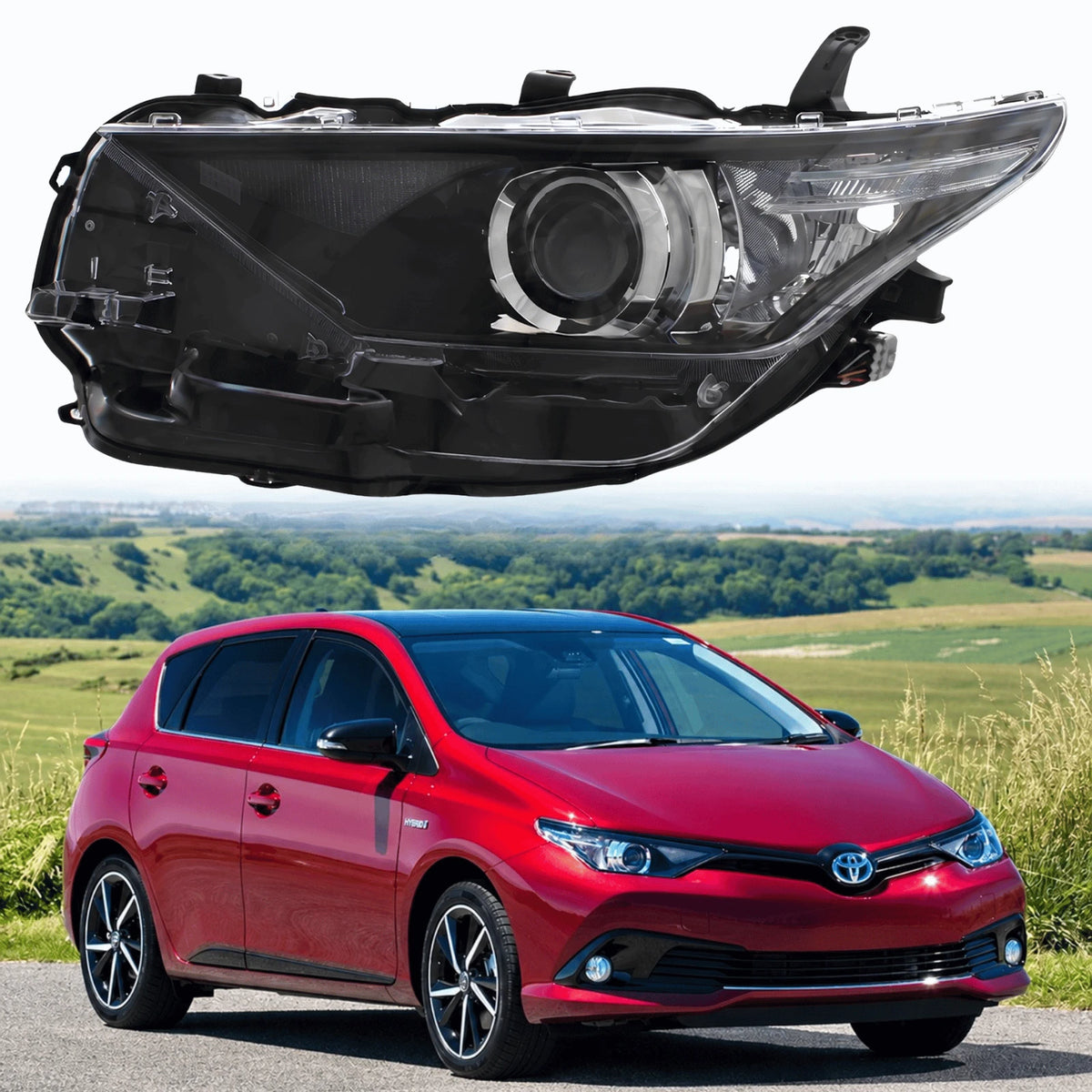 Image of Toyota Auris Replacement LED Headlight Assembly – 81170-02K40