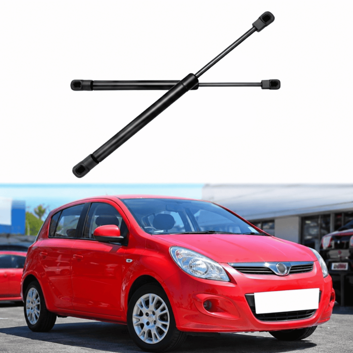 Image of Hyundai i20 tailgate gas struts part number 817701J000