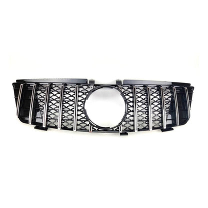For Mercedes W164 ML-Class Front Bumper Chrome Sport Grille (2005–2008, ML550)