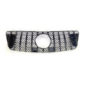 For Mercedes M-Class W164 Front GT Grille – Gloss Black (ML320/ML350/ML550, 2009–2012)