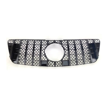 For Mercedes M-Class W164 Front GT Grille – Gloss Black (ML320/ML350/ML550, 2009–2012)