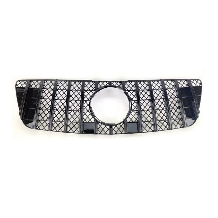For Mercedes M-Class W164 Front GT Grille – Gloss Black (ML320/ML350/ML550, 2009–2012)