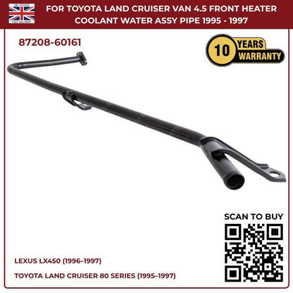 Lexus LX450 Front Heater Coolant Water Outlet Pipe (1996–1997, 1FZ‑FE Petrol, OEM Replacement 87208‑60161)