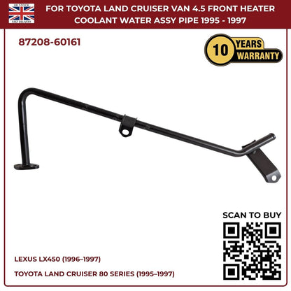 Lexus LX450 Front Heater Coolant Water Outlet Pipe (1996–1997, 1FZ‑FE Petrol, OEM Replacement 87208‑60161)