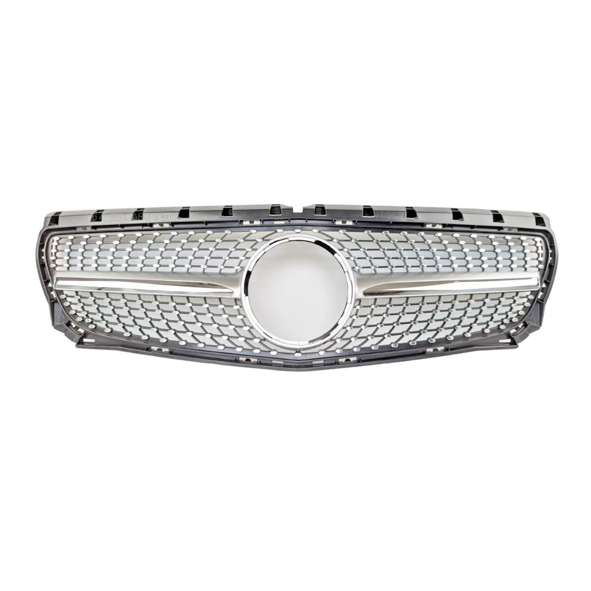 For Mercedes Benz B‑Class W246 Front Bumper Chrome Diamond Grille – Fits B180 & B250 (2011–2014)