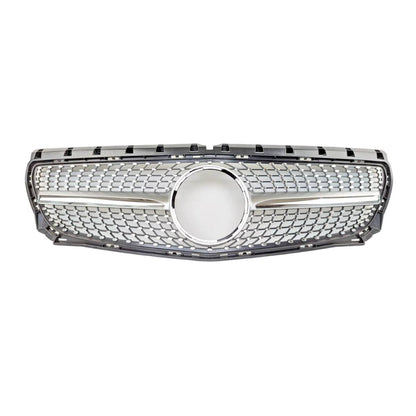 For Mercedes Benz B‑Class W246 Front Bumper Chrome Diamond Grille – Fits B180 & B250 (2011–2014)