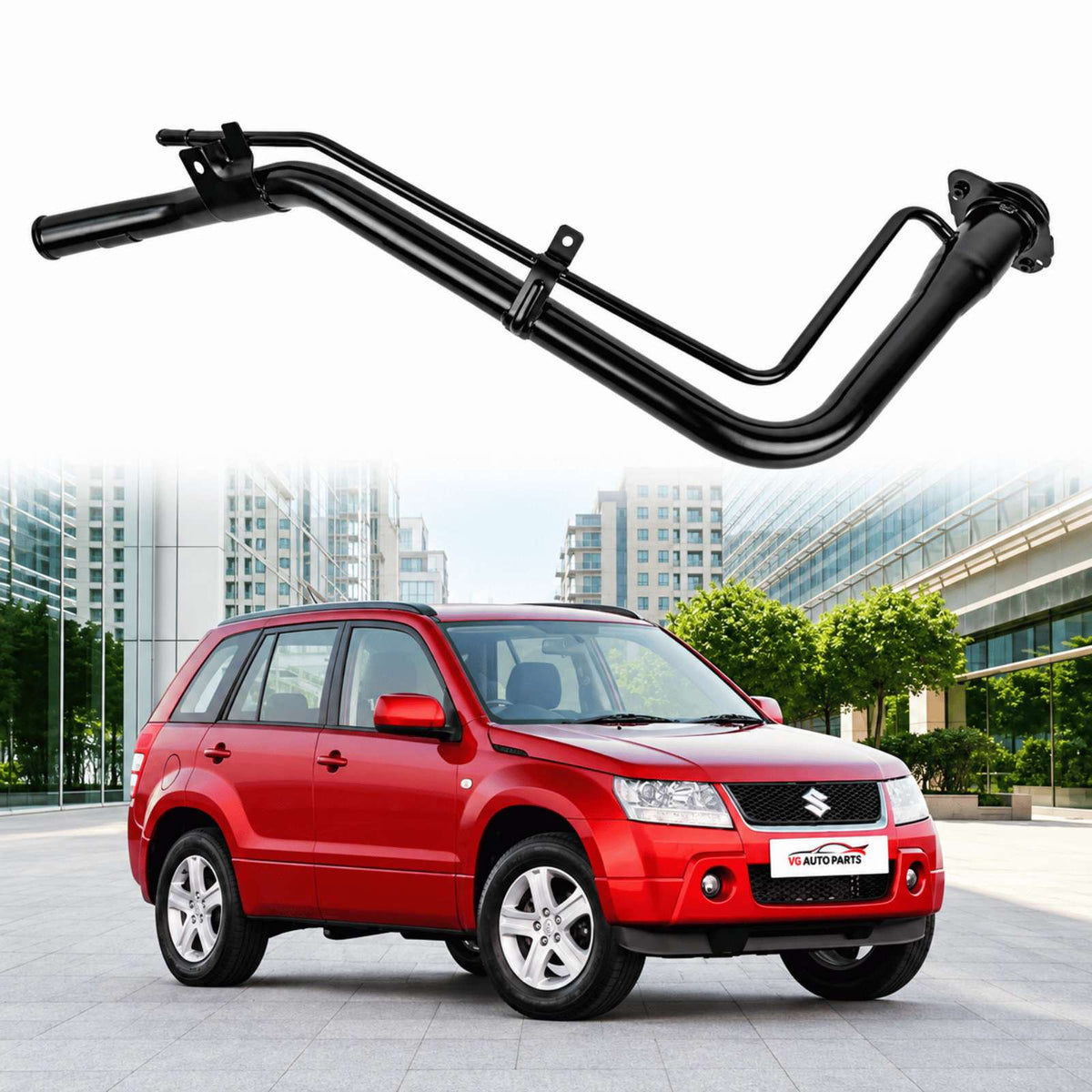Image of Suzuki Grand Vitara diesel fuel filler neck pipe, part number 89201-65J01