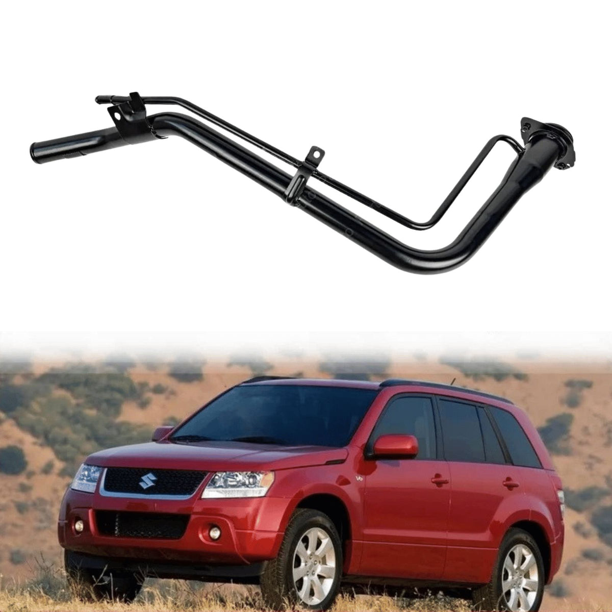 Image of 89201-65J11 fuel filler pipe for Suzuki Grand Vitara 2.7 and 3.2 AWD petrol