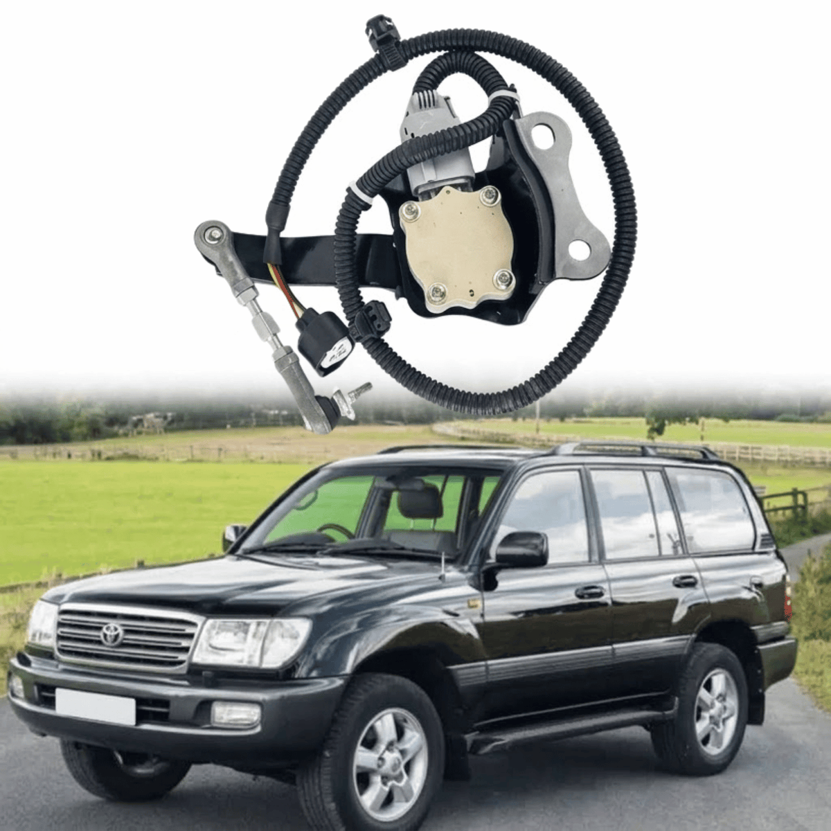 image of Toyota Land Cruiser 4.7L Front Left Headlight Level Sensor 89406-60012
