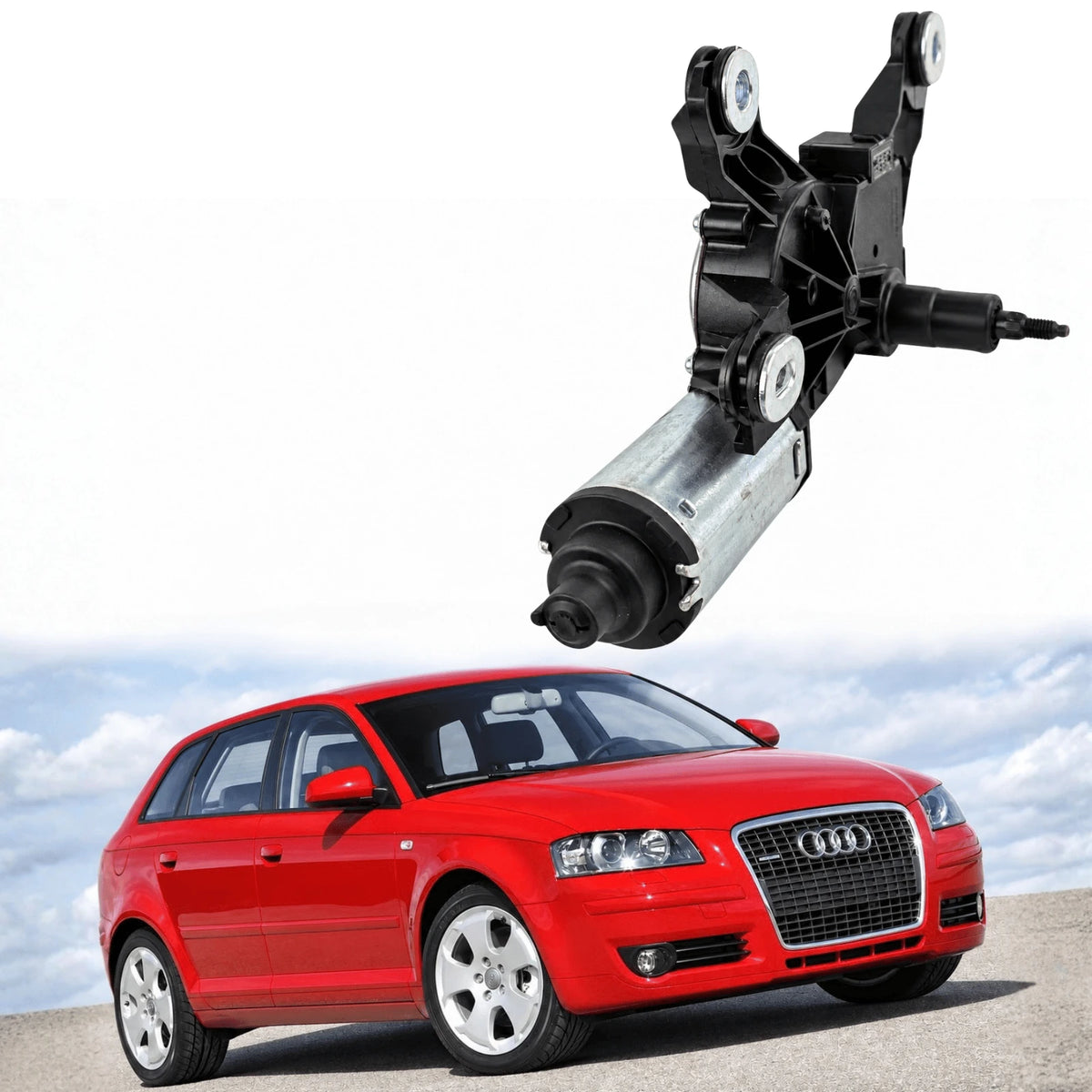 image of Audi Q5 Rear Windscreen Wiper Motor Replacement Part 8E9955711A