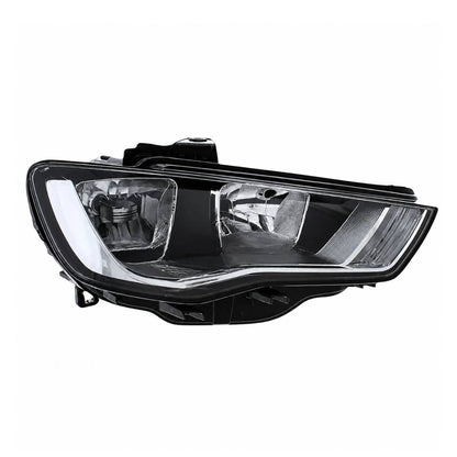 Image of Audi A3 8V 2012-2016 Right Headlamp Halogen Black Housing 8V0941004A