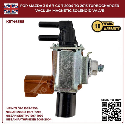 Mazda 3 5 6 7 CX-7 (2004–2013) Intake Turbocharger Vacuum Solenoid Valve – OEM Replacement