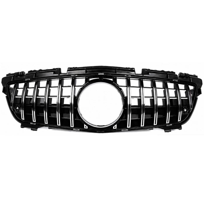 For Mercedes SLK-Class R172 GT-R Chrome Front Radiator Grille (2011–2016 SLK250, SLK55 AMG, SLK300 Pre-Facelift)