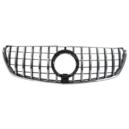 For Mercedes V-Class V250/V260 GT Grille – Black Slats Chrome Panamericana (2015–2023)